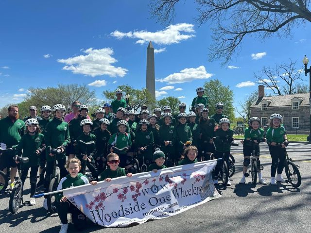 team post parade monument backdrop